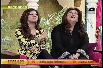 Shaista Lodhi Ball tempring In Pakistani Morning Show