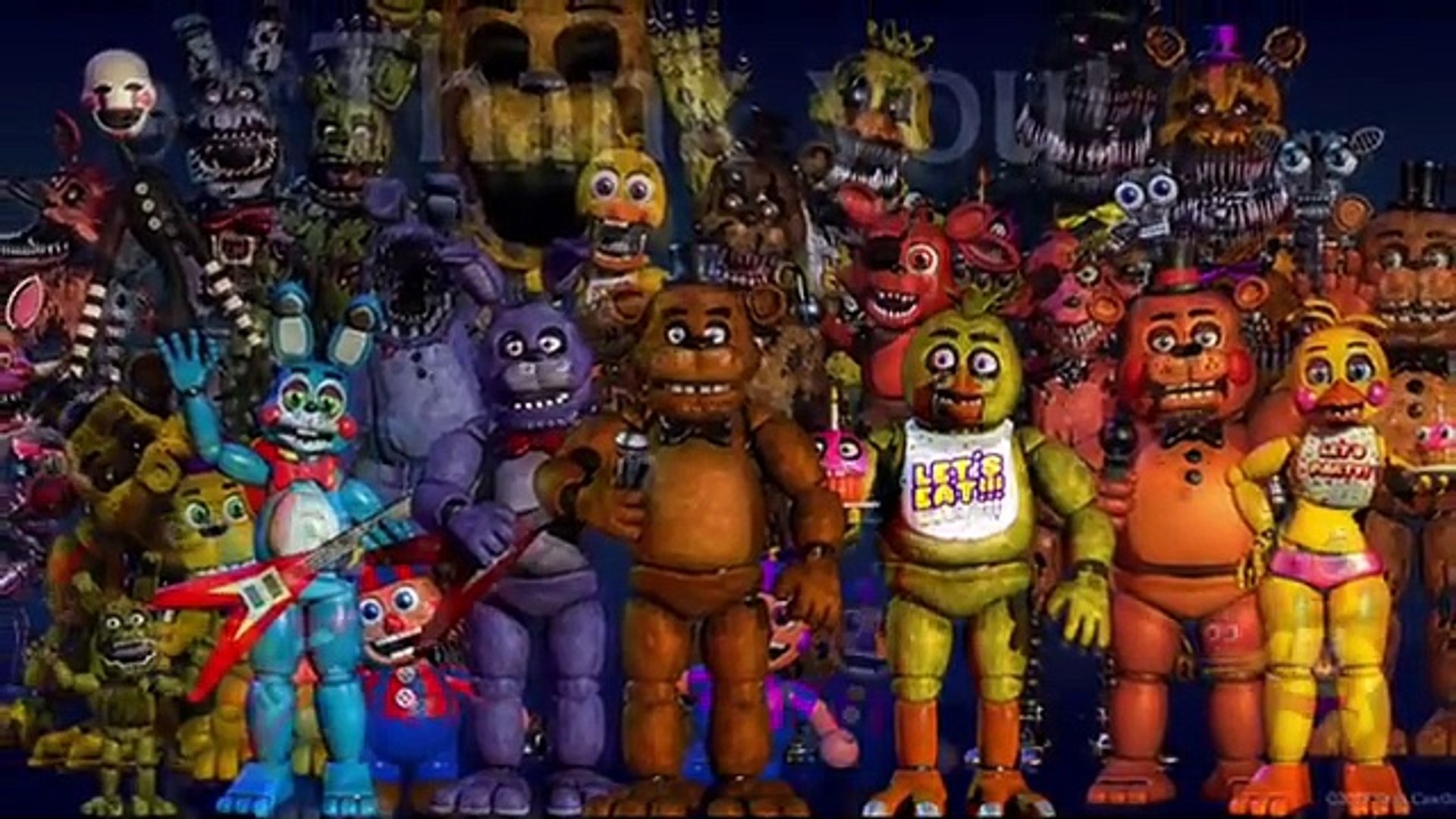 FNAF WORLD = CUTE and SQUISHY! FGTEEV Duddy & Mike Play a Cuddly RPG  Animatronics Not-Scary Game - video Dailymotion