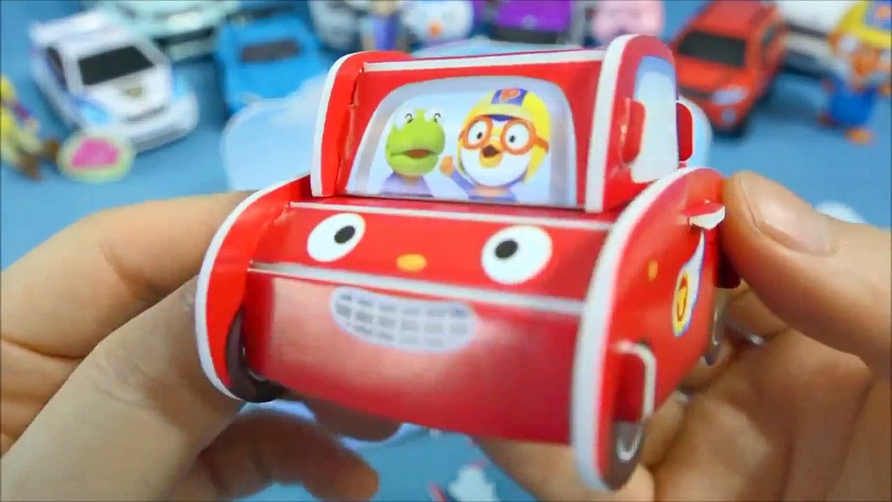 Désolé, le harcèlement, la délicate Rong pororo été passionnant voyage sur l'Île de créer ou de Type de robot. Mini jouet Voiture Pororo de l'artisanat du jouet, Tobot Tayo mini voitures
