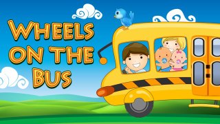 The Wheels on the Bus go Round and Round I 3D I Nursery Rhyme I Baby Song I Popular Song I School Bus I Kids Song