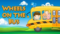 The Wheels on the Bus go Round and Round I 3D I Nursery Rhyme I Baby Song I Popular Song I School Bus I Kids Song