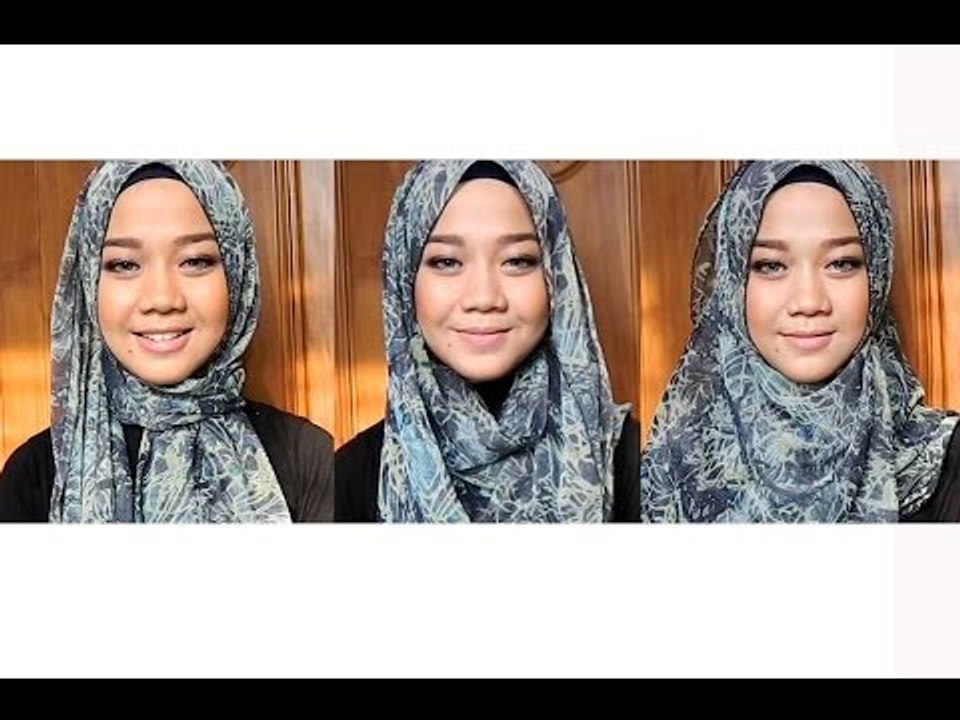 Everyday Hijab Tutorial - Long Scarf with Pattern | Cheryl Raissa
