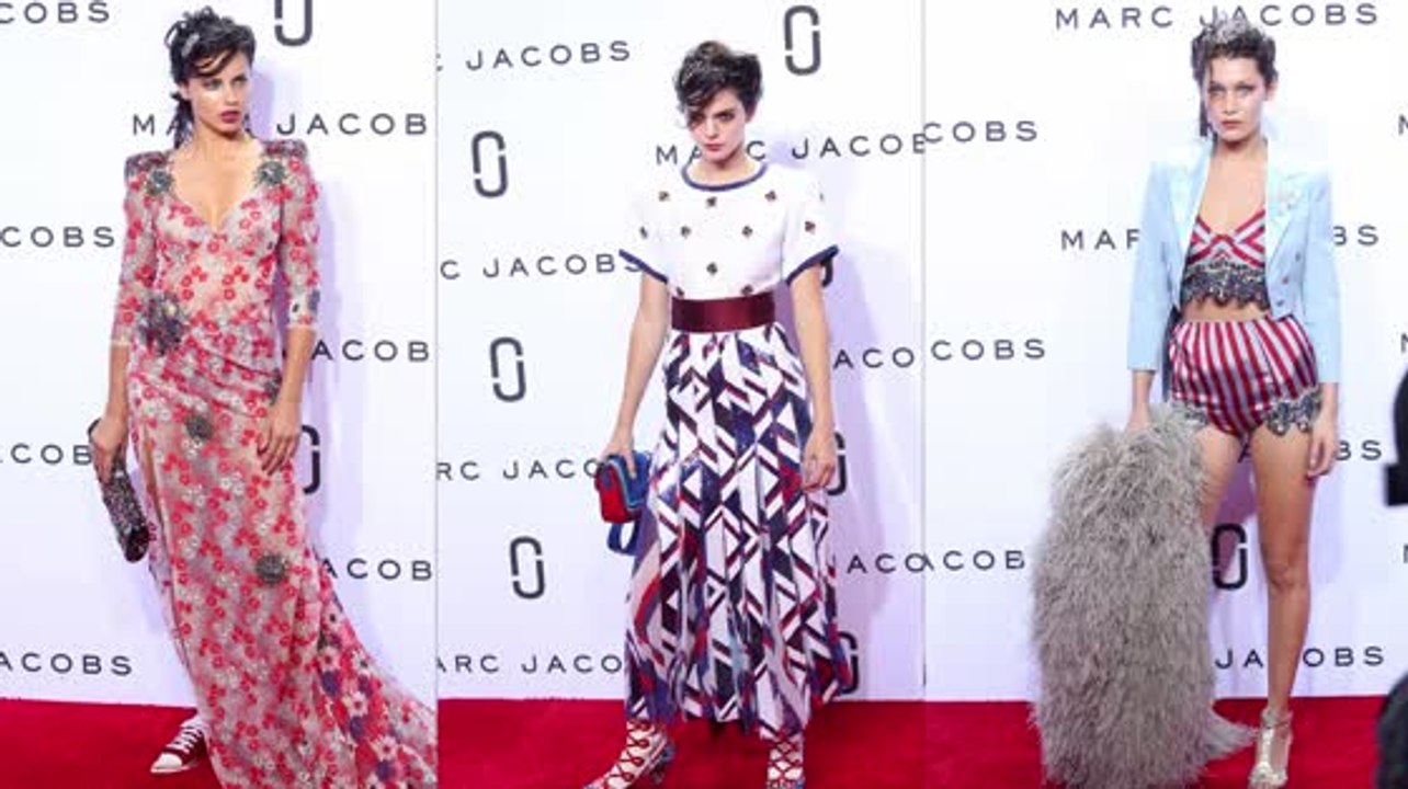 Die heißesten Modells zeigten sich bei Marc Jacobs spektakulärer Modenschau in New York