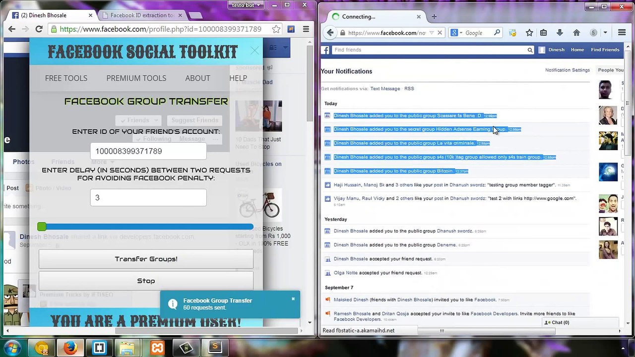 Join Hundreds of Facebook Groups With Facebook Group Transfer Tool