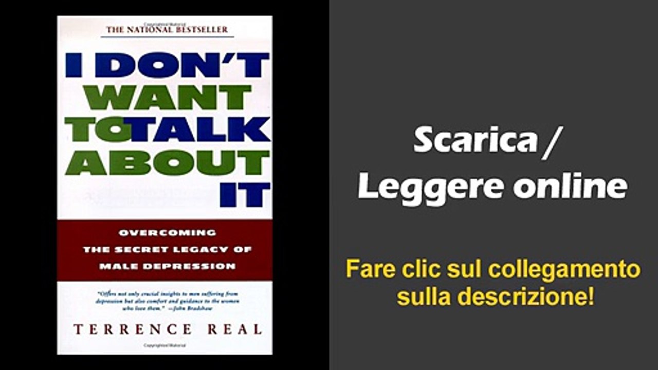 I Don't Want to Talk About It