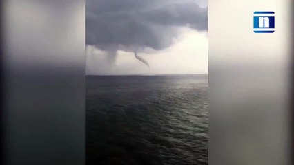 Tromba marina se formó en Lago de Maracaibo