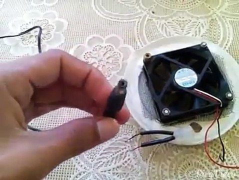 How to make air conditioner at home using ice and plastic bottle - Best idea to make AC