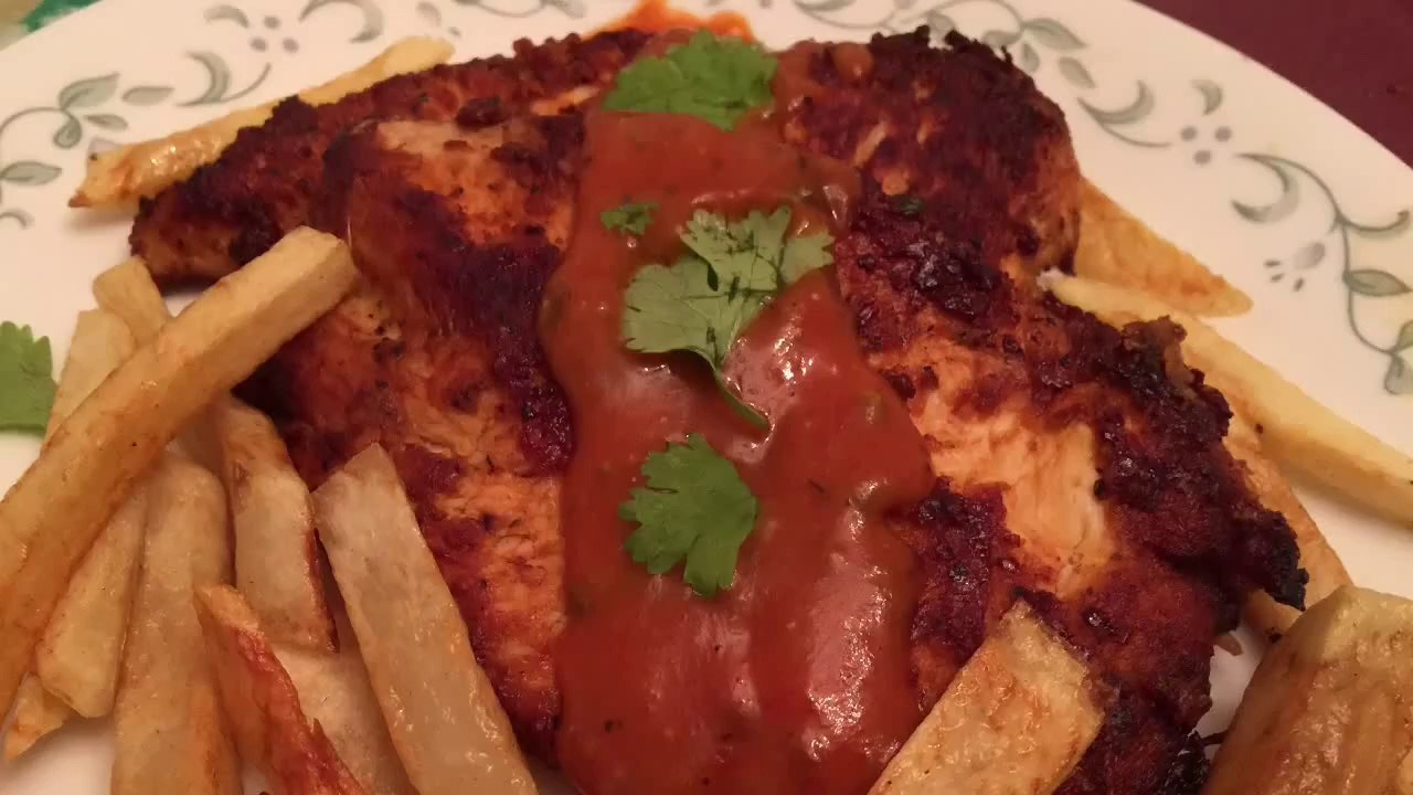 Chicken Steak With Red Sauce