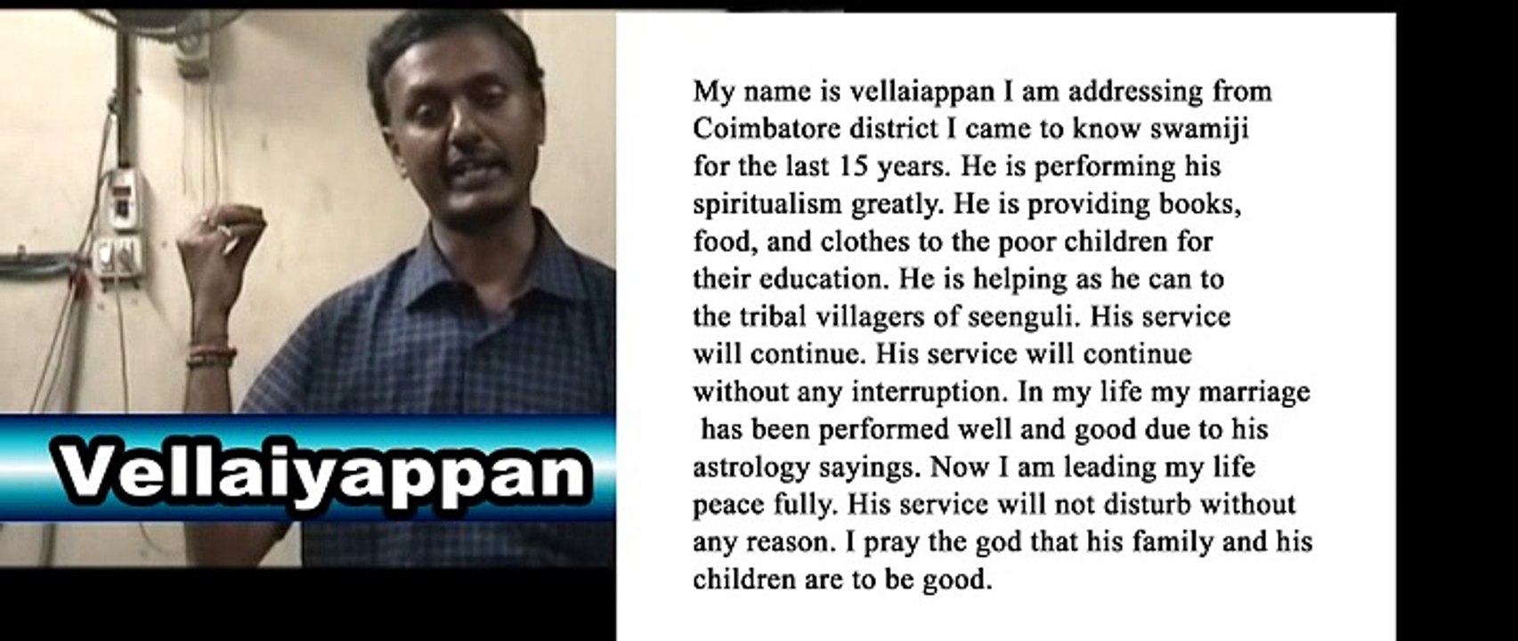 Dr. Commander Selvam  spend devotees amount to run Hindu Temple- Video10