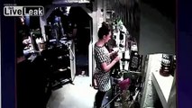 E-cigarette explodes behind bar while on charge