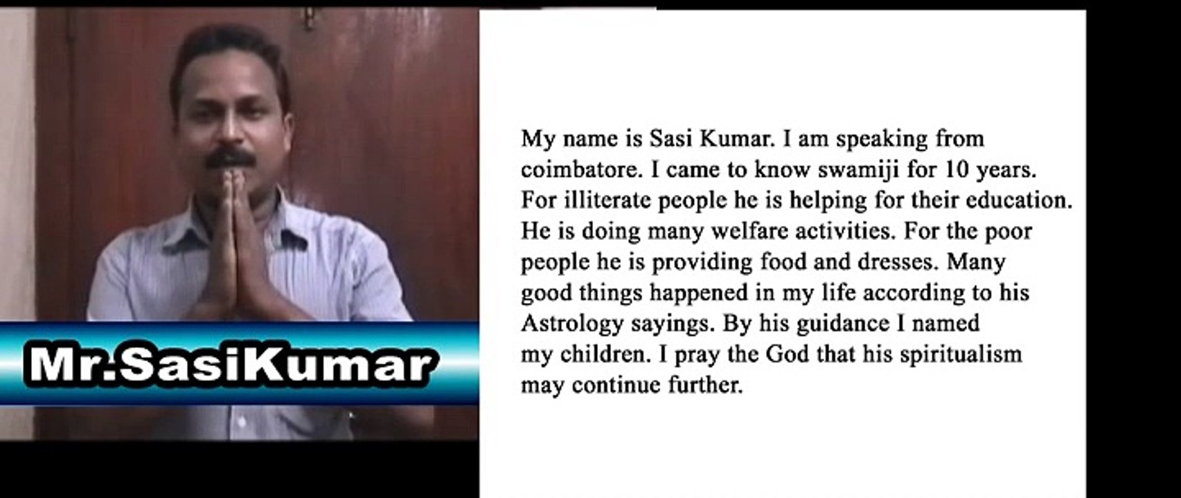 Dr. Commander Selvam  spend devotees amount to run Hindu Temple- Video19