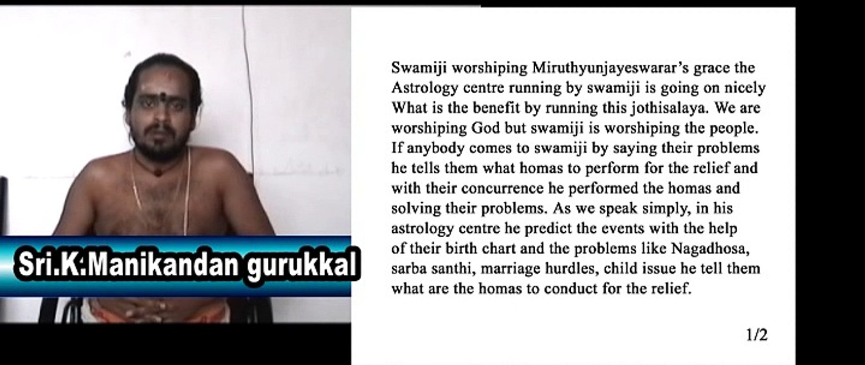 Dr. Commander Selvam  spend devotees amount to run Hindu Temple- Video21