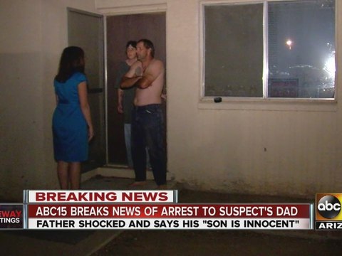 ABC15 breaks news of freeway shooting arrest to suspect’s dad
