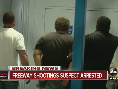 Phoenix freeway shooting suspect arrested