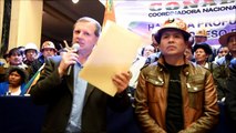 Piden habilitar a Evo Morales para otra reelección en Bolivia