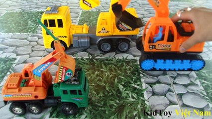 Ba chiếc xe cần cẩu nhiều màu sắc Three Trucks colorful Три красочные Грузовики スリートラックカラフル 세 트럭 화려한 Trois camions color