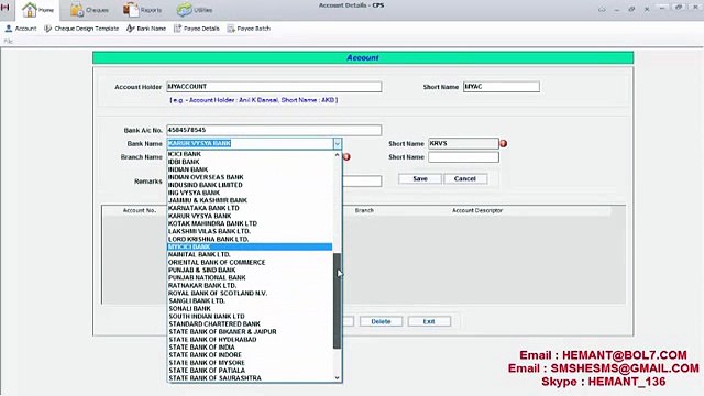 cheque printing software