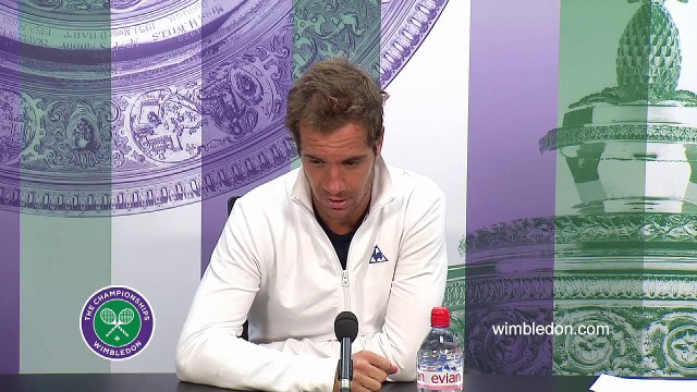 Richard Gasquet Third Round Press Conference