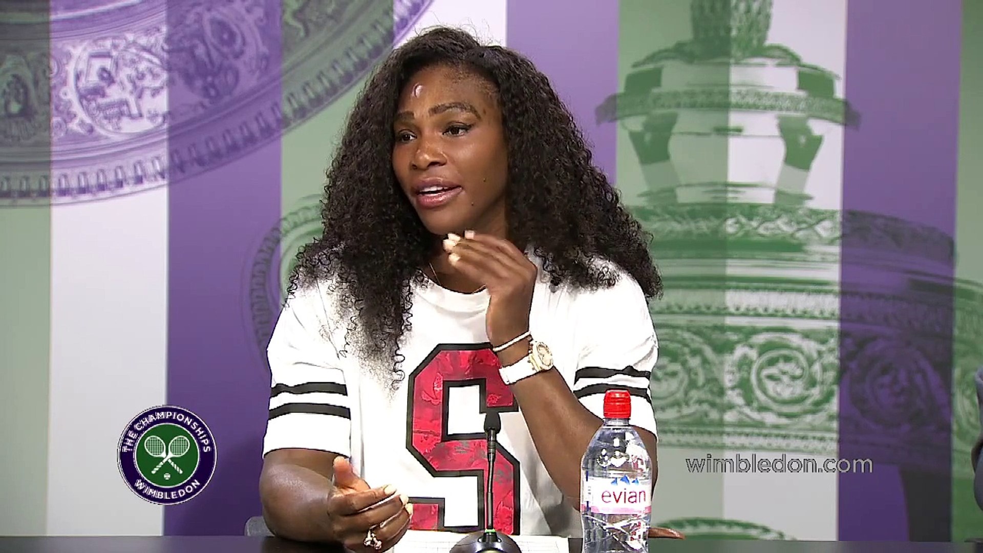 ⁣Serena Williams First Round Press Conference