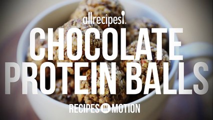 Healthy Snack Recipes - How to Make Chocolate Protein Balls