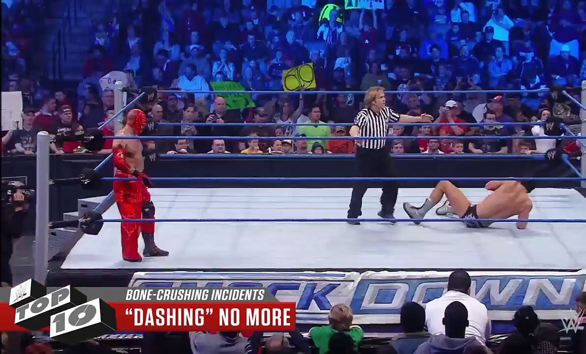 Bone-crushing Incidents- Wwe Top 10