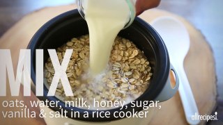 Make Ahead Breakfast Recipes - How to Make Rice Cooker Oats