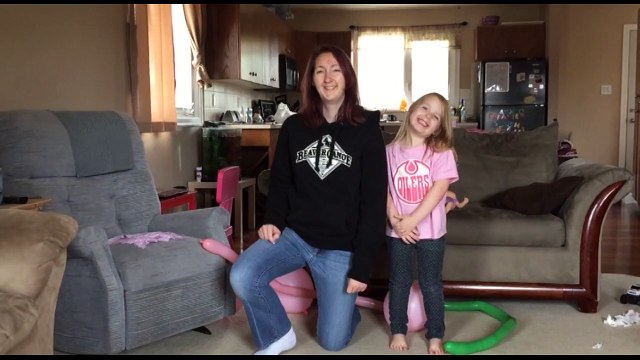 Dog taught how to hug owner