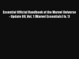 Essential Official Handbook of the Marvel Universe - Update 89 Vol. 1 (Marvel Essentials) (v.