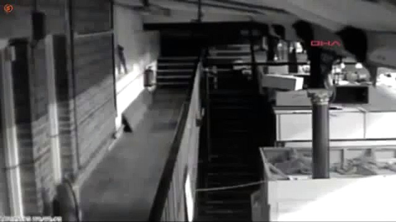 Hayalet, güvenlik kamerasnda!