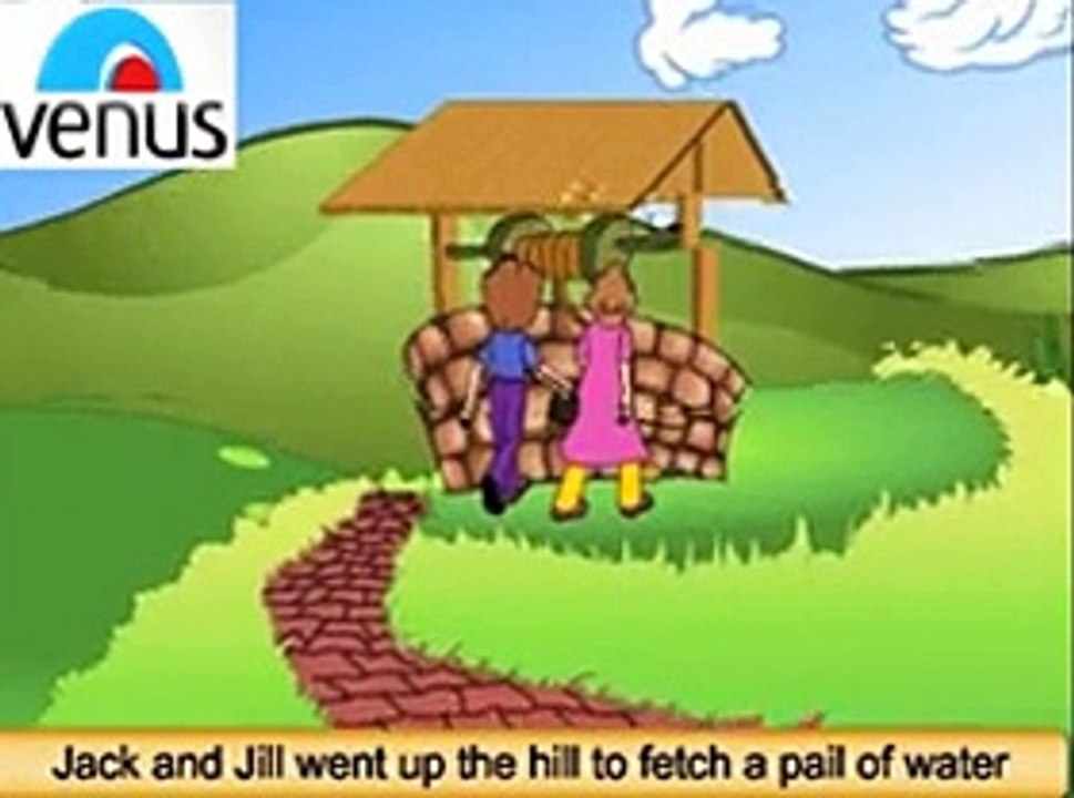Animated Nursery Rhymes I Jack & Jill With Lyrics 2015