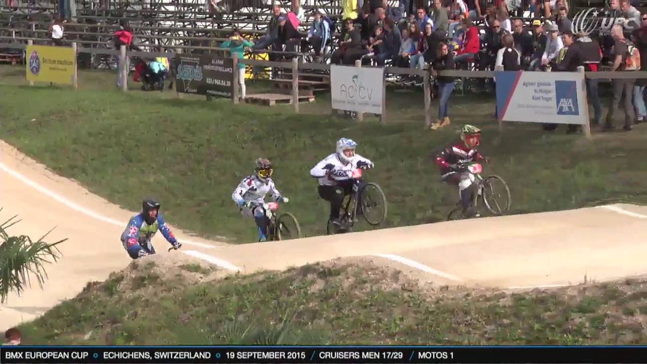 REPLAY QUALIFYING MOTOS CHALLENGE SATURDAY BMX EUROPEAN CUP ECHICHENS, SWITZERLAND - 19 SEPTEMBER 2015