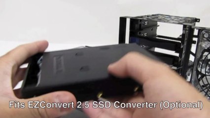 ICY DOCK Black Vortex MB074SP-B 4 x 3.5 HDD Cooler Cage Introduction