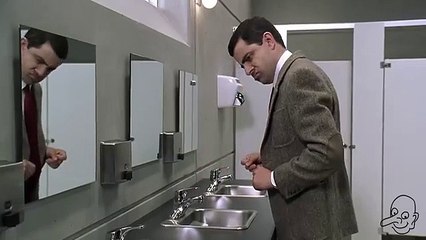 mr bean in toilet