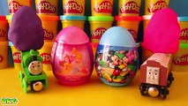 Play Doh Surprise Eggs My Little Pony Hello Kitty Mickey Mouse Disney Princess Thomas Toys