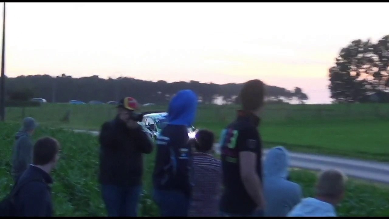 Spectacular crash at Ypres Rally