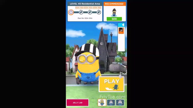 friv6 minions rush game level 45