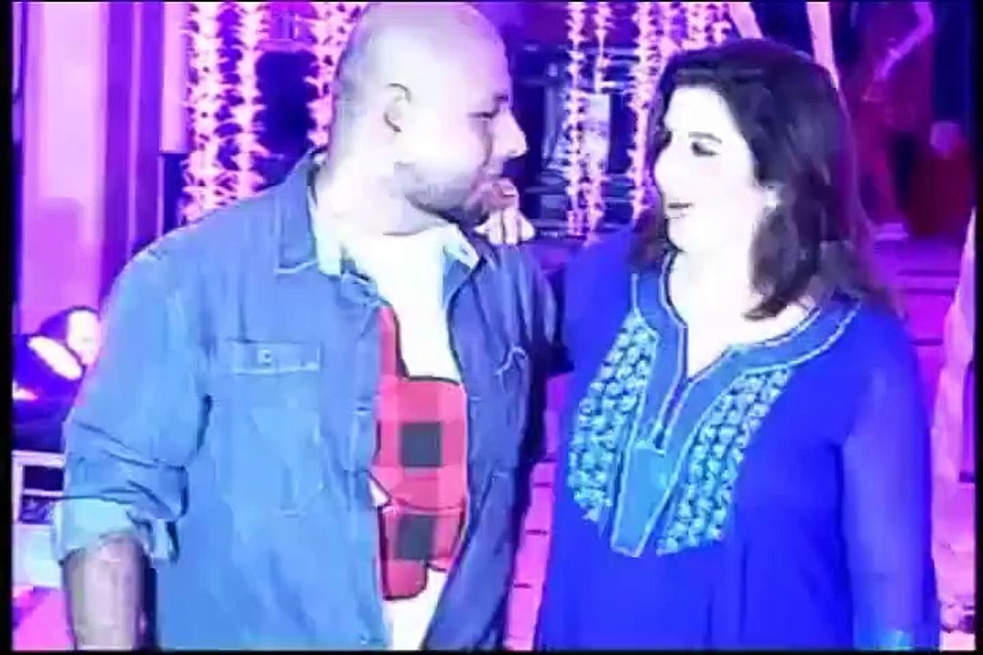 Farhan Khan and Vishal Dadlani at Sunidhi Chauhan's marriage party
