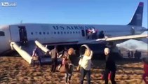 Philadelphia International Airport Plane Crash Lands!