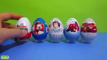 SPIDERMAN DISNEY CARS SNOW WHITE MICKEY MOUSE CLUBHOUSE SURPRISE EGGS