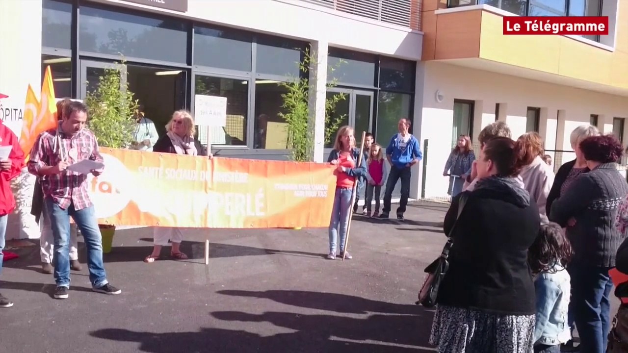 Quimperlé. Manifestation à l'Ehpad Bois-Joly