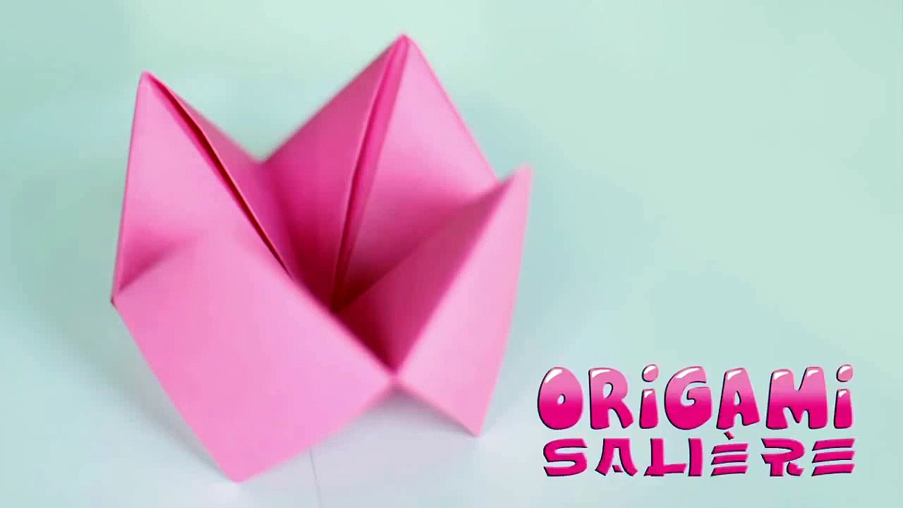 Origami - la salière en papier (ou le quizz de...