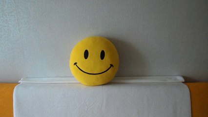 classic smiley face pillow