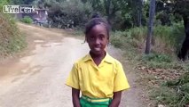 Amazingly Accurate Directions  -  Little Jamaican Girl Aids Driver