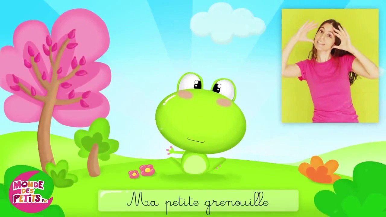 Comptinette de la grenouille - comptine à gestes - video Dailymotion