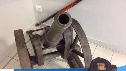 Un canon dans les archives de Sablé
