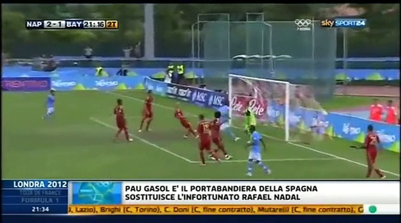 Napoli Vs Bayern Munich 3-2 - All Goals & Match Highlights - July 20 2012 - [High Quality]