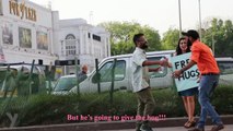A Cute Girl & Free Hugs _ Mind-Blowing Reactions in India