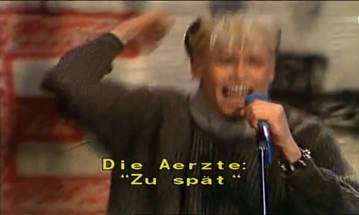 Die Ärzte - zu spät 1985