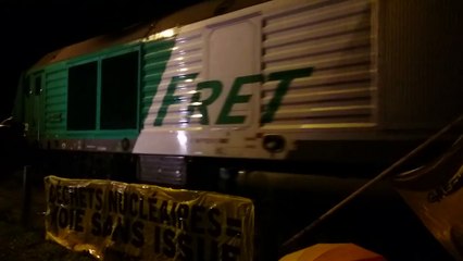 Départ déchets nucléaires vitrifiés suisses - 16 septembre 2015 - Valognes (50)