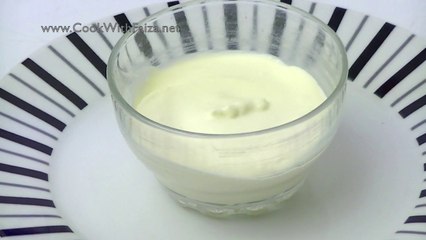 SOUR CREAM (homemade) *COOK WITH FAIZA*